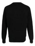 Fred Perry waffle-knit logo-embroidered jumper