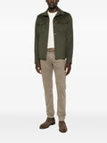Herno button-up chest-pocket jacket