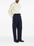 Ferragamo knitted sweater with button detail