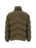TOM FORD quilted leather-trim down jacket